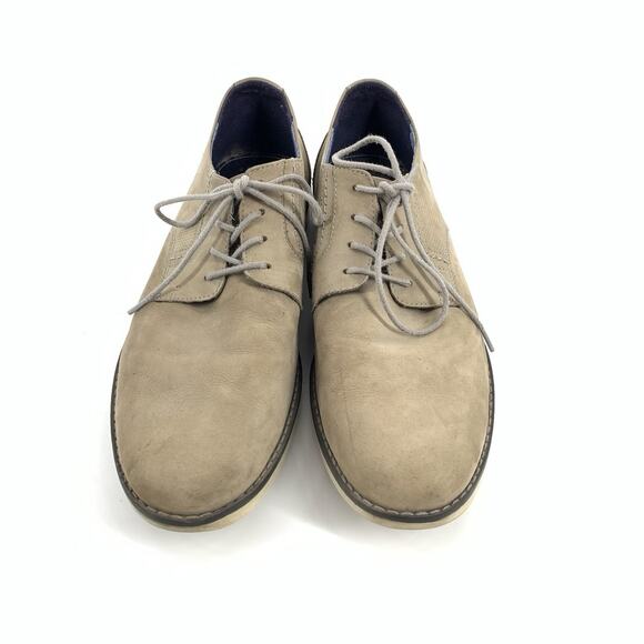 Sperry Top Sider Newman Oxford Nubuck Lace Up Shoes Size 11.5 M Mens Cream Beige - Picture 3 of 9